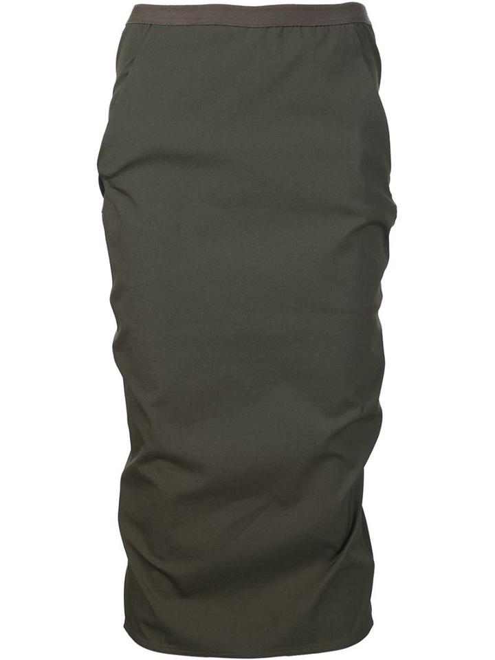 Rick Owens Back Slit Skirt