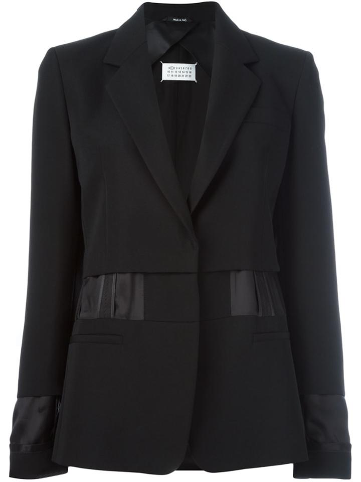 Maison Margiela Contrast Panel Blazer - Black