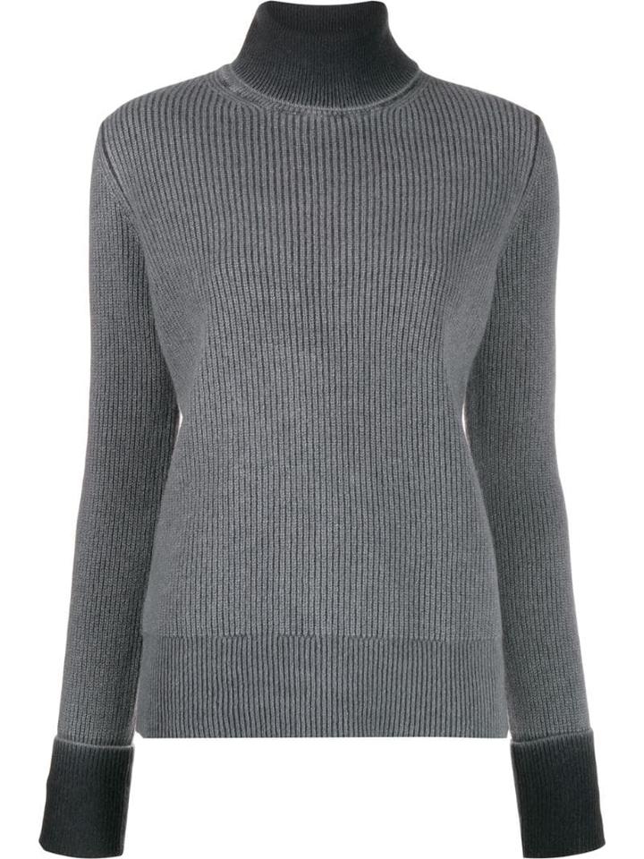 Maison Margiela Turtle Neck Wool Sweater - Grey