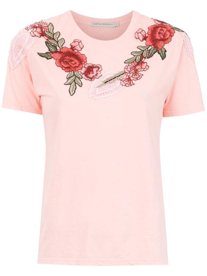 Martha Medeiros Namorados T-shirt - Pink & Purple