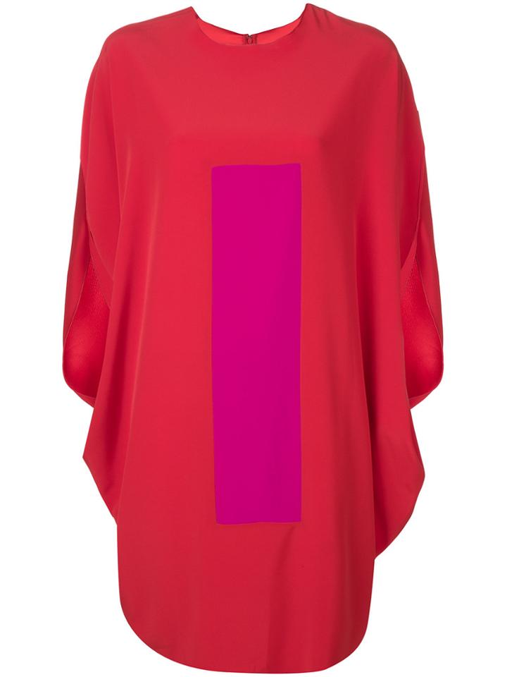 Gianluca Capannolo Contrast Print T-shirt Dress - Red