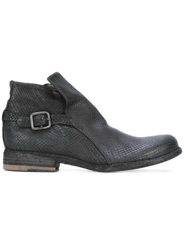 Officine Creative Legrand Zip Ankle Boots - Black