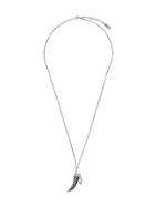 Saint Laurent Dagger Charm Necklace - Metallic