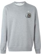 Givenchy Baboon Print Sweatshirt, Men's, Size: S, Grey, Cotton