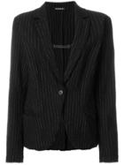 Rundholz Classic Pinstriped Blazer - Black