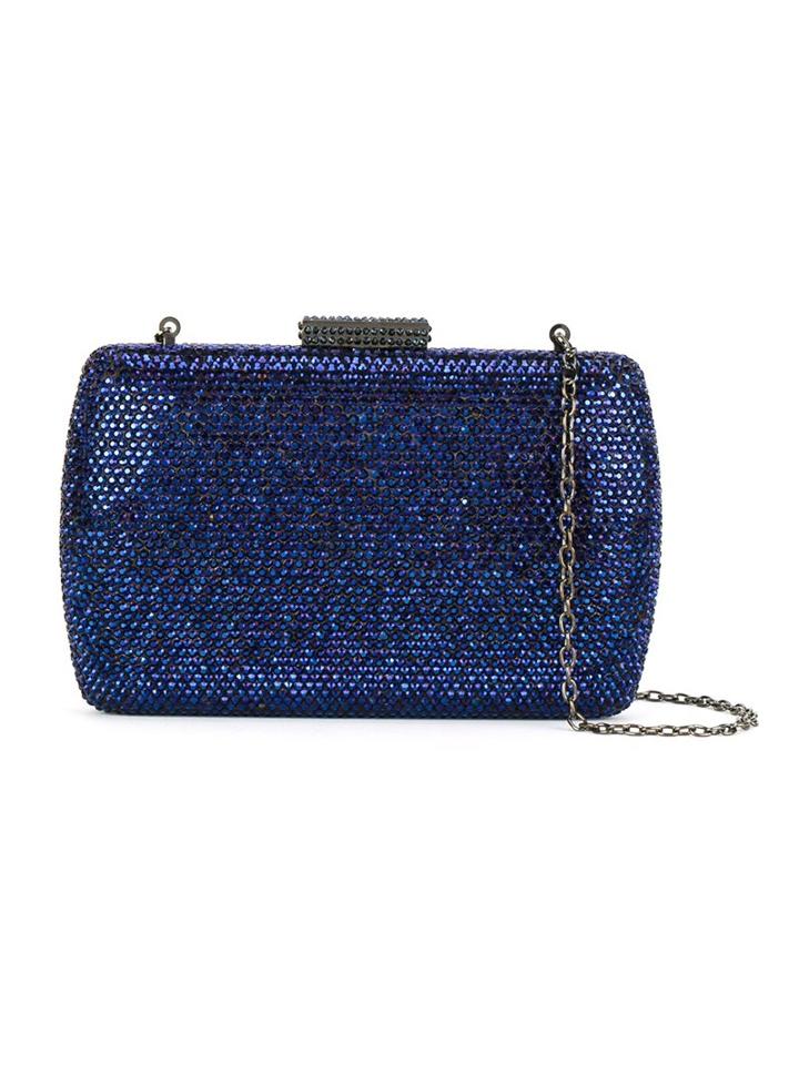 Serpui Embellished Clutch, Women's, Blue