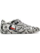 Philipp Plein Dollar Low-top Sneakers - White