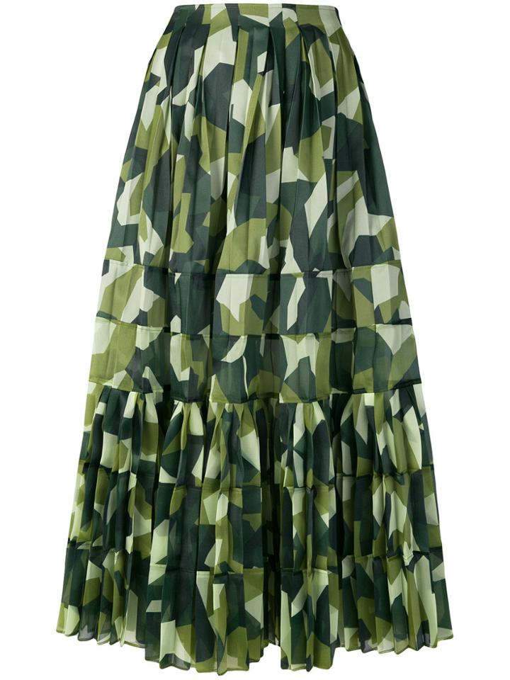 Junya Watanabe Printed Skirt - Green