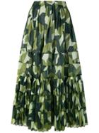 Junya Watanabe Printed Skirt - Green