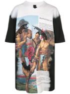 Bernhard Willhelm Barbarians-print Oversized T-shirt - Black