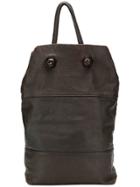 Gianfranco Ferre Vintage 1990's Segmented Tote Bag - Brown