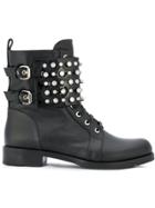 Loriblu Studded Ankle Boots - Black