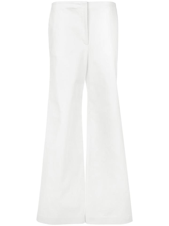 The Row Palazzo Pants - White