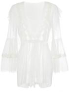 Alberta Ferretti Lace Blouse - White
