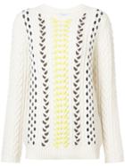 Gabriela Hearst Woven Knitted Jumper - Nude & Neutrals