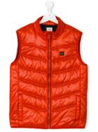 Armani Junior - Teen Padded Gilet - Kids - Polyamide/polyester - 16 Yrs, Red