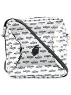 Golden Goose Deluxe Brand Printed Logo Crossbody Bag - Grey