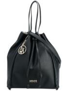 Armani Jeans Drawstring Tote - Black