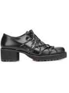 Yohji Yamamoto Elasticated Lace-up Shoes - Black