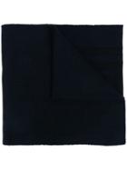 Versace Rectangular Knit Scarf - Black