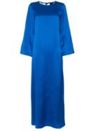 Rianna + Nina Printed Sleeves Maxi Dress - Blue