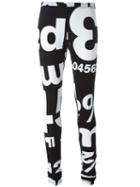 Rundholz Black Label Letters Printed Leggings