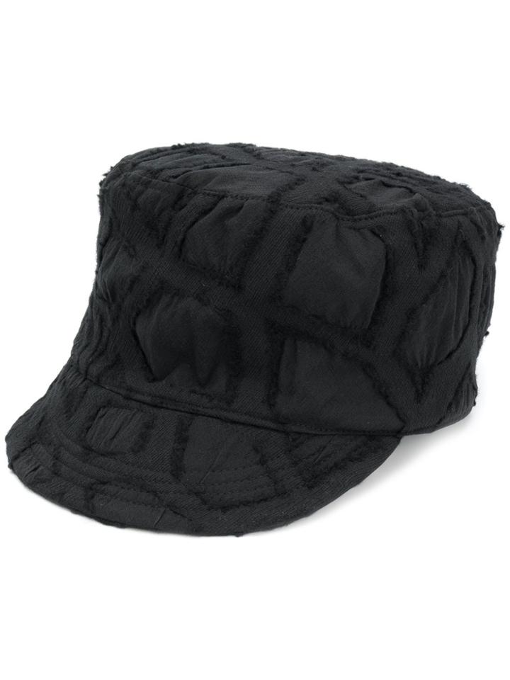 Issey Miyake Textured Hat - Black