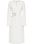 Nk Long Sleeves Midi Dress - White