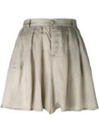 Mes Demoiselles - Amande Shorts - Women - Silk - 38, Women's, Nude/neutrals, Silk