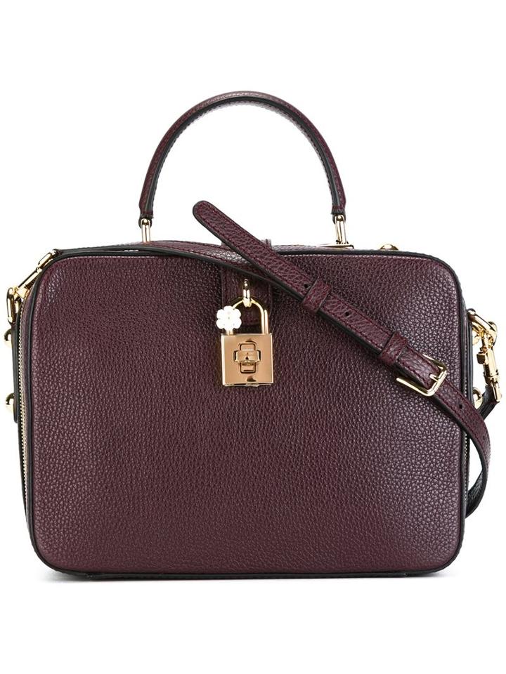 Dolce & Gabbana Soft 'dolce' Tote, Women's, Pink/purple