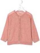 Caramel - Cauliflower Cardigan - Kids - Linen/flax/alpaca - 4 Yrs, Pink/purple