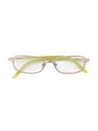 Ray Ban Junior Rectangular Frame Glasses, Green