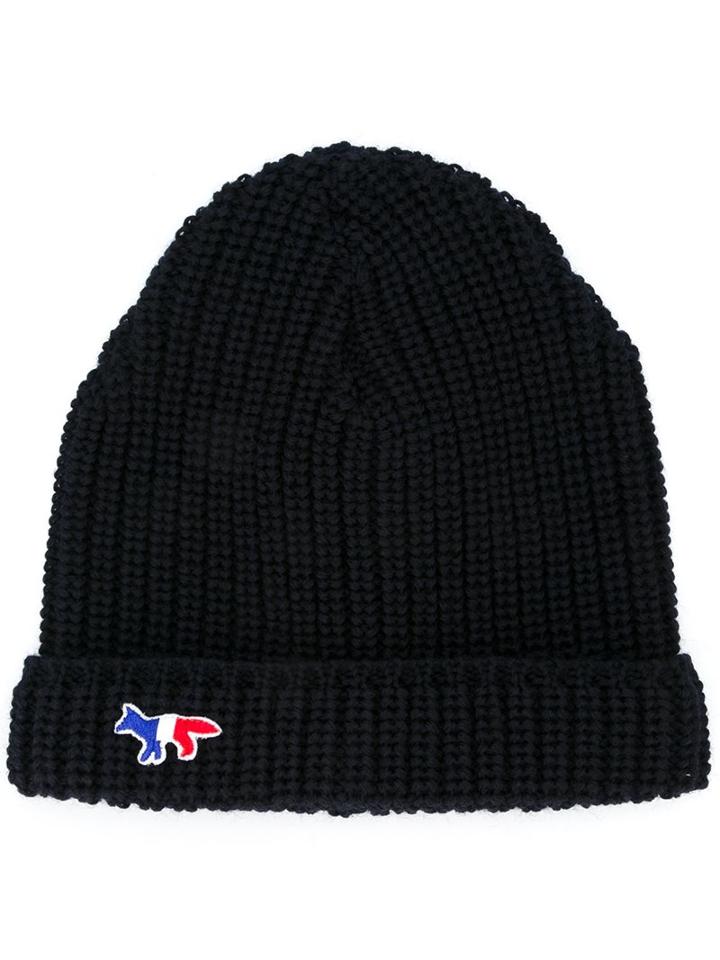 Maison Kitsuné Logo Patch Beanie