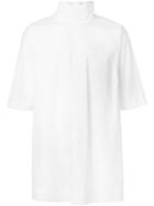Rick Owens Funnel Neck Shirt, Men's, Size: M, Nude/neutrals, Cotton