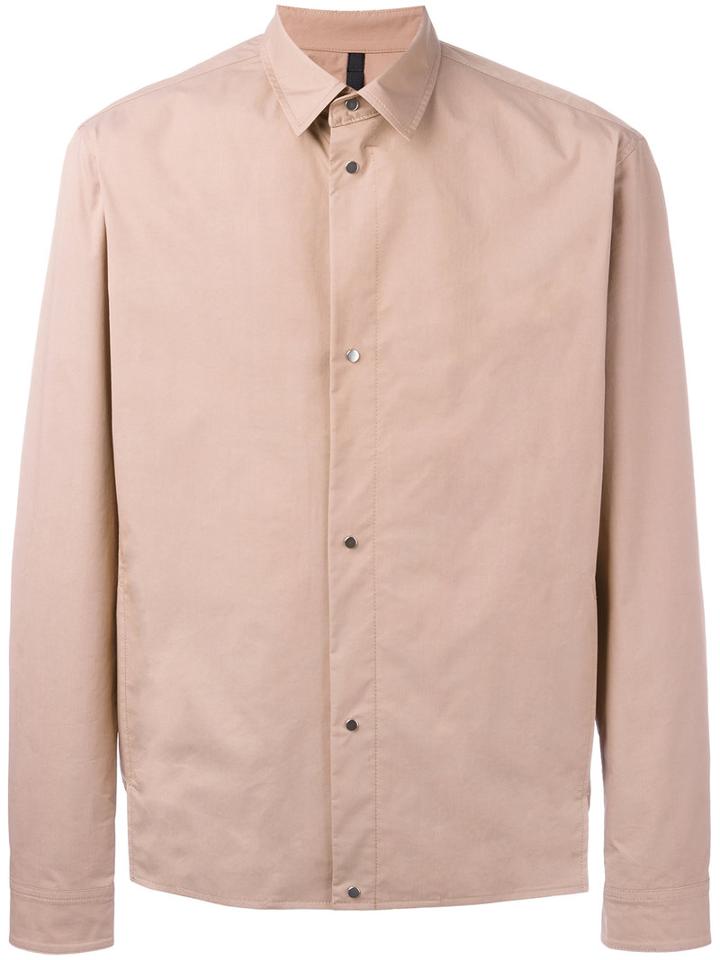 Plac - Snap Button Jacket - Men - Cotton/polyester/polyurethane - L, Pink/purple, Cotton/polyester/polyurethane