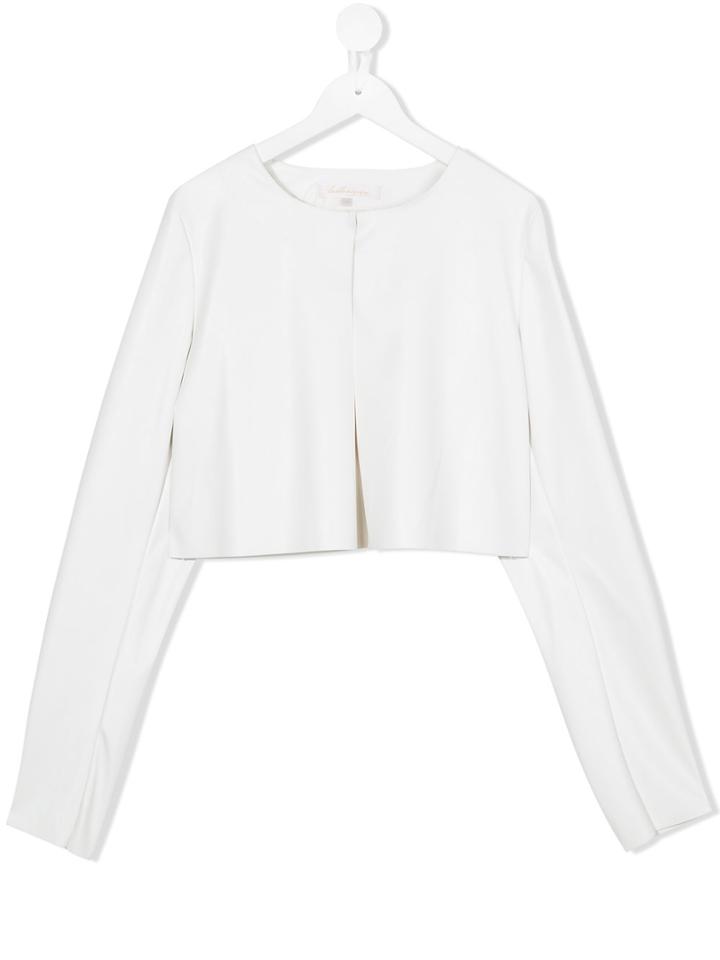 Loredana Teen Faux-leather Jacket - White