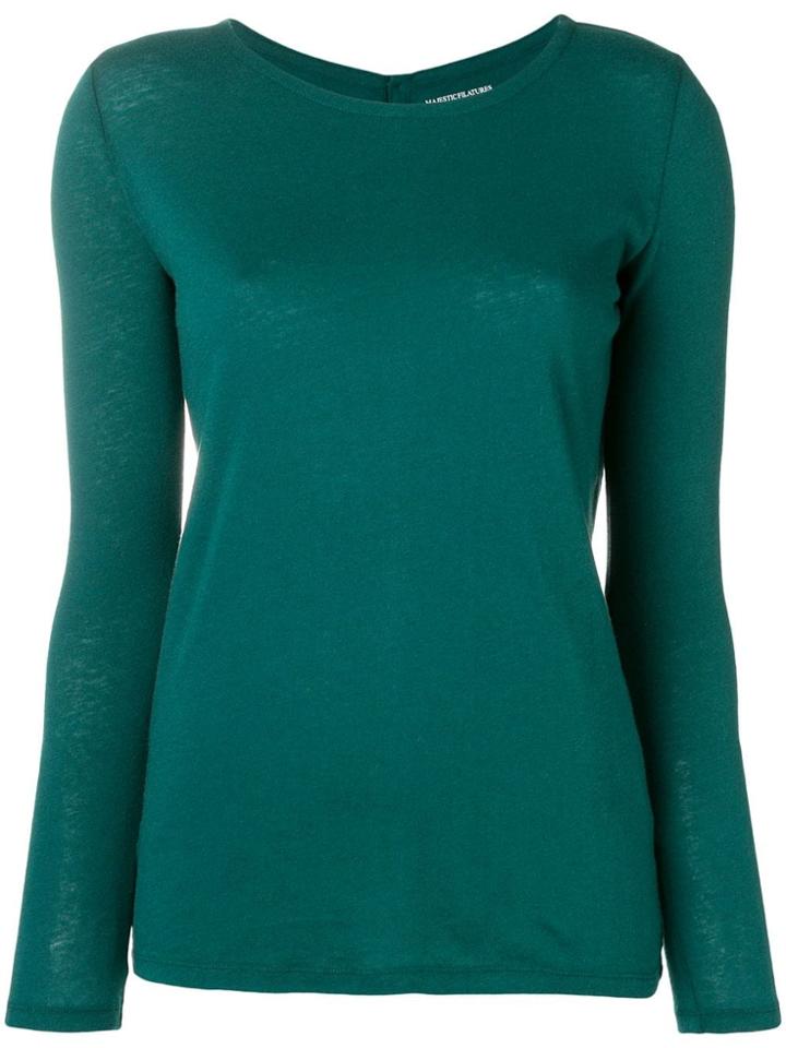 Majestic Filatures Claire Jumper - Green