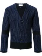 En Route Panel Cord Cardigan, Men's, Size: 3, Black, Cotton/acrylic/polyester/wool