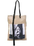 Raf Simons - Photographic Tote Bag - Men - Hemp - One Size, Nude/neutrals, Hemp