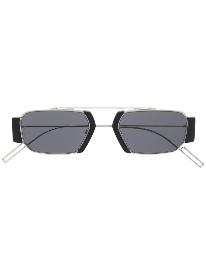 Dior Eyewear Narrow Aviator-style Sunglasses - Black