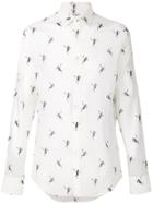 Alexander Mcqueen Skeleton Print Shirt - White