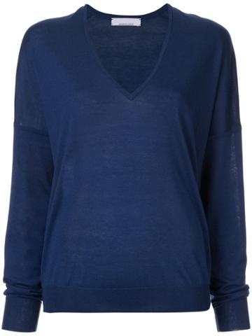 Jean Paul Knott V-neck Sweatshirt - Blue