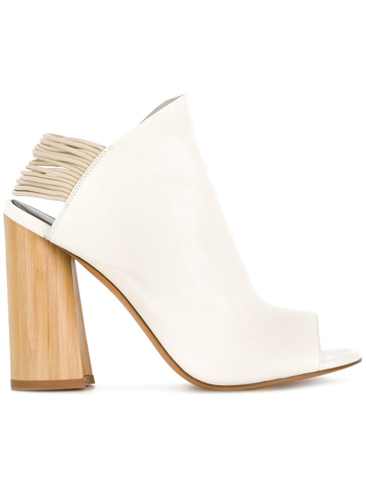 3.1 Phillip Lim Drum Slingback Sandals - White