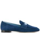 Prada Square Toed Loafers - Blue