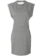 T By Alexander Wang Cinch Waist Dress - Grey