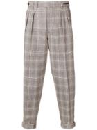 Pt01 Checked Chinos - Neutrals