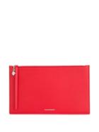 Alexander Mcqueen Leather Flat Pouch - Red