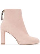 Stuart Weitzman Dolce Ankle Boots - Pink