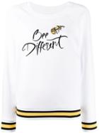 Quantum Courage Bee Different Sweatshirt - White