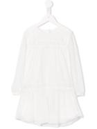 Chloé Kids Embroidered Dress, Girl's, Size: 8 Yrs, White